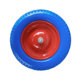   Talicska kerék tömör 3,5x8 fém PU hab felnis csapágyas+tengellyel