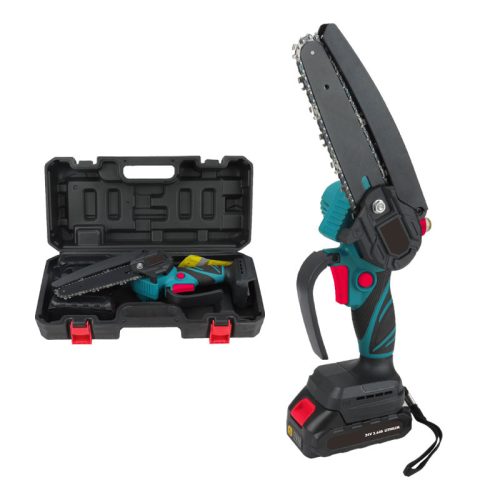 Láncfűrész mini akkus 24V töltővel 2db akkuval Hoteche