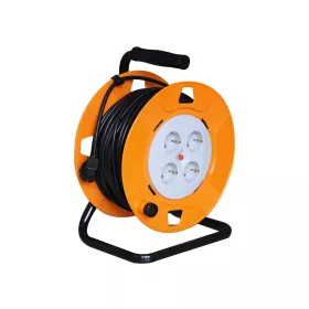 Kábeldob 25m 3x1mm PVC kábellel fém talppal IP 20
