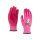 Kesztyű gyermek szerelő poliészter rózsaszín 3-as