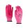 Kesztyű gyermek szerelő poliészter rózsaszín 4-es