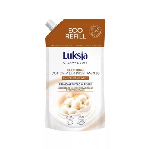 Folyékony szappan utántöltő 900ml Cotton Milk Luksja