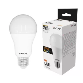 Izzó led E27 gömb 18W 4000K semleges 1540Lm fehér Entac