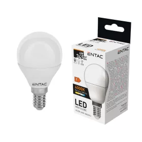   Izzó led E14 gömb mini 4W 4000K semleges 345Lm fehér Entac