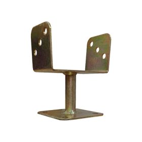 Oszloptartó talpas 120mm galvanizált 3mm vastag