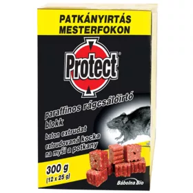   PROTECT extrudált rágcsálóirtó csalétek egerek és patkányok ellen – 12 × 25 g (300 g)