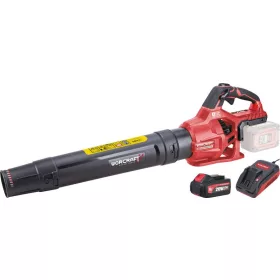   Worcraft CLB-S40LiBA ShareSYS lombfúvó készlet, levelekhez, 220 km/h, 2x20 V, 1x CLB-20V-4.0 akkumulátor, 1x CLC-20V-2.4H töltő