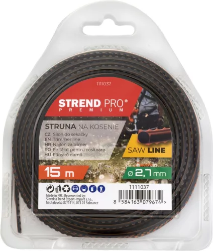 Strend Pro Premium SawLine recés fűnyíródamil, 2,7 mm, H-15 m