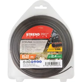   Strend Pro Premium SawLine recés fűnyíródamil, 2,4 mm, H-62 m