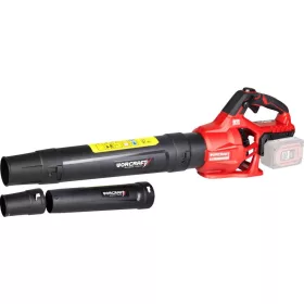   Lombfúvó Worcraft CLB-S40LiBA ShareSYS, 2x20V Li-ion, 220 km/h, lombhoz, szénkefe nélküli
