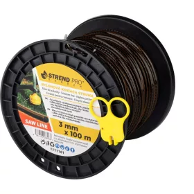   Strend Pro Premium SawLine recés fűnyíródamil, 3 mm, H-100 m