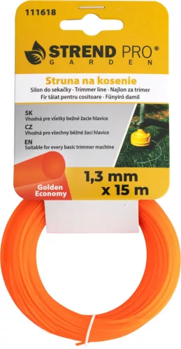 Golden Economy Kerek fűnyíródamil, 1,3 mm, H-15 m