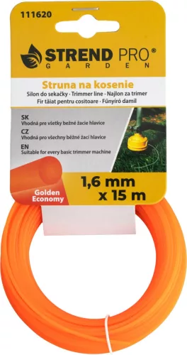 Golden Economy Kerek fűnyíródamil, 1,6 mm, H-15 m