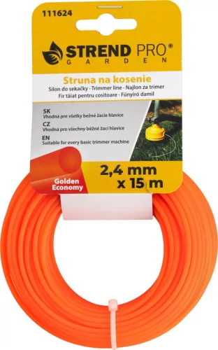 Golden Economy Kerek fűnyíródamil, 2,4 mm, H-15 m