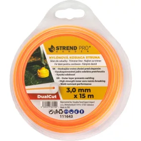 DualCut DBR Kerek fűnyíródamil, 3,0 mm, H-15 m