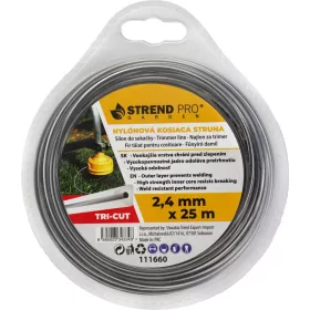 TriCut, Háromszögletű fűnyíródamil, 2,40 mm, H-25 m
