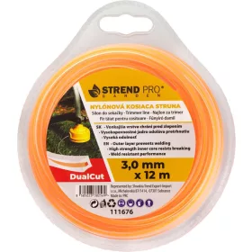 DualCut DBQ Szögletes fűnyíródamil, 3,0 mm, H-12 m