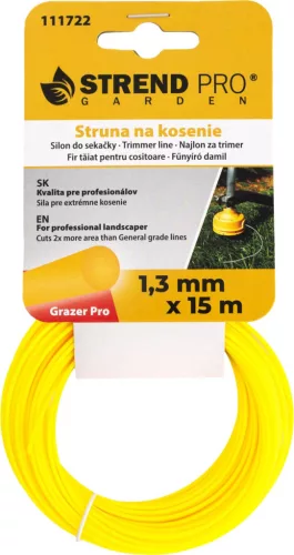 Grazer Pro Kerek fűnyíródamil, 1,3 mm, H-15 m