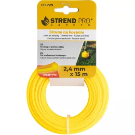 Grazer Pro Hepta Fűnyíródamil, 2,4 mm, H-15 m, HEX