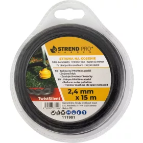   TwistSilent Professional Spirálos fűkaszadamil, 2,4 mm H-15 m