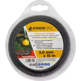   TwistSilent Professional Spirálos fűkaszadamil, 3,0 mm H-15 m