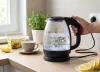 MagicHome Mira üveg elektromos vízforraló LED világítással – 1,7 liter, 1850–2200 W 