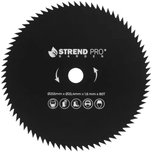 Fűkasza kés TT-BC415/520, 80 fogú tárcsa, 255x1,6 mm, pót