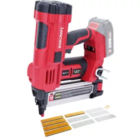   Worcraft CNS-S20LiB ShareSYS tűzőgép, 20V Li-ion, szabályozással, U kapcsok + T szögek