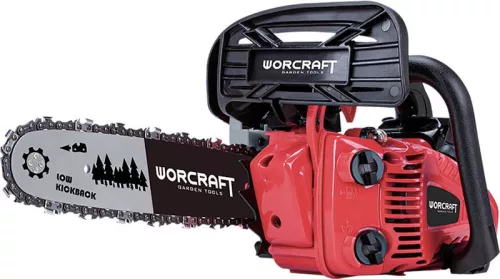 Láncfűrész Worcraft GCS26-10A, 750W, benzinmotoros, kompakt, 25,4 cm vezetőlemez