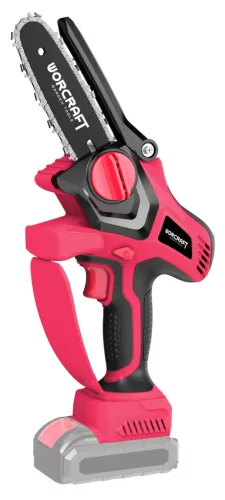 Kézi láncfűrész Worcraft CHS-S20LiB, 20 V, Li-Ion, szénkefe nélüli, 15 cm