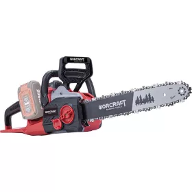   Láncfűrész Worcraft CGC-S40LiBA ShareSYS, 2x20V Li-Ion, 16", 40 cm, szénkefe nélküli
