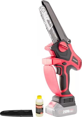 Kézi láncfűrész Worcraft CHS-S20LiBP ShareSYS, 20V Li-Ion, szénkefe nélküli, láncv