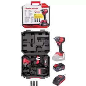   Worcraft CIW-S20LiBM-450 ShareSYS Ütvecsavarozó, 20V Li-Ion, ütve, 450Nm, 1/2"" négyszög