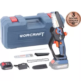   Worcraft Home CHS-S20LiBCM ShareSYS mini láncfűrész, 20V Li-ion, szénkefe mentes