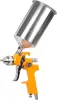 Felsőtartályos festékszóró pisztoly Airtool S-970B, festékhez, kompresszoros szóró, 1000CC
