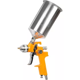   Felsőtartályos festékszóró pisztoly Airtool S-970B, festékhez, kompresszoros szóró, 1000CC
