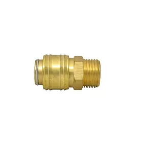   Gyorscsatlakozó Airtool NUQ-2, kompresszorhoz, 1/4", sárgaréz, külső menetes, levegőhöz
