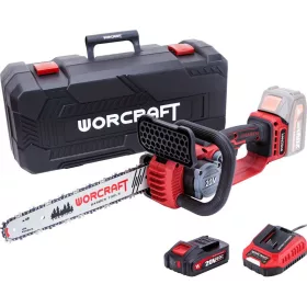   Worcraft CGC-S20LiBDM Láncfűrész, szénkefe nélküli, SDS rendszer, 20V Li-ion, 26 ml olajtartály, 12"