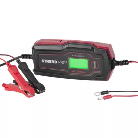   Strend Pro BDG02-Z4.0A-P1 töltő autóakkumulátorokhoz, 70W, 2A/4A, 6V/12V, IP65, LCD