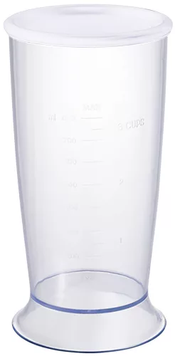 MagicHome Bonito mixelőpohár fedéllel – 800 ml, fehér