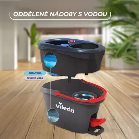 Vileda H2Pro forgó felmosókészlet kétkamrás vödörrel
