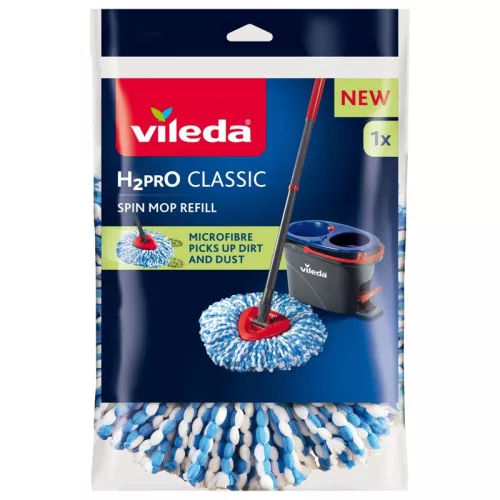 Vileda H2Pro Classic pót felmosófej – forgó, rojtos