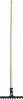 Strend Pro R105 10 fogú kerti gereblye fa nyéllel, 1600 mm