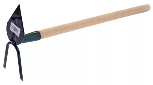 H105/1000 Hegyes kapa, kétfogú, nyéllel