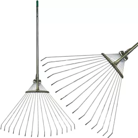   Strend Pro R116-95, 15 fogú legyezőgereblye, 950 g, fém nyéllel