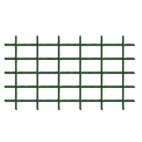 MEK6 kerti rács, 145x42,5 cm, 4/4,7 mm, PVC/acél, zöld