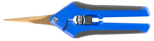 Strend Pro Premium metszőolló, növényekhez és virágokhoz, titán, kék
