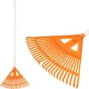 Strend Pro R130, 27 fogú műanyag legyezőgereblye, 58 cm, 160 cm nyél