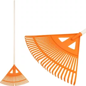   Strend Pro R130, 27 fogú műanyag legyezőgereblye, 58 cm, 160 cm nyél
