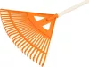 Strend Pro R130, 27 fogú műanyag legyezőgereblye, 58 cm, 160 cm nyél